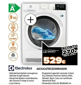 Expert Asciugatrice ew8h492w offerta