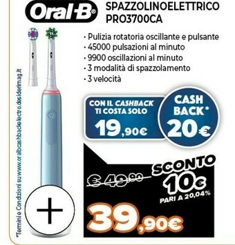 Expert Spazzolino elettrico pro3700ca offerta
