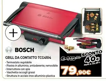 Grill da contatto tcg4104