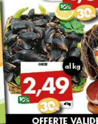 MA Supermercati Cozze offerta