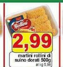 Pewex Rollini di suino dorati offerta