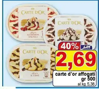 Pewex Carte d'or affogato al caffè 500 g(ml) offerta