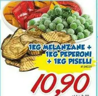 Pewex Melanzane + peperoni + piselli offerta