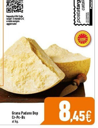 C+C Italmarket Grana padano dop offerta