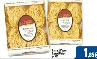 C+C Italmarket Umbri pasta all'uovo 500 g g offerta