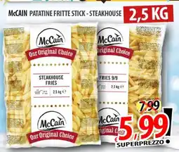 Il Genio Supermercato McCain patatine fritte stick - steakhouse offerta