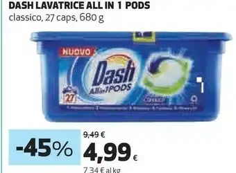 Coop Lavatrice all in 1 classico, offerta