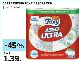 Ipercoop Carta cucina asso ultra offerta
