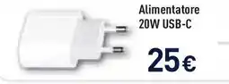 Unieuro Alimentatore 20W USB-C offerta