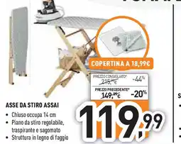 Unieuro FOPPAPEDRETTI Asse da stiro assai offerta