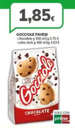Basko Gocciole PAVESI chocolate offerta