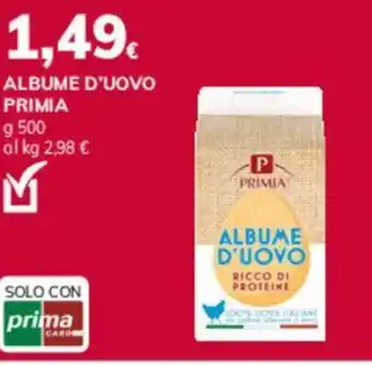 Basko Albume d'uovo PRIMIA offerta