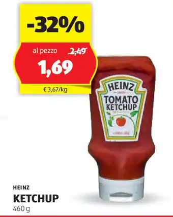 ALDI Heinz ketchup offerta