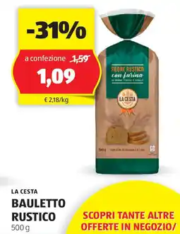 ALDI La cesta bauletto rustico offerta