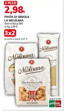Basko Pasta di semola LA MOLISANA offerta
