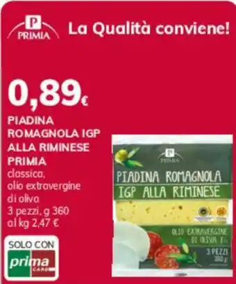 Basko Piadina romagnola igp alla riminese PRIMIA offerta