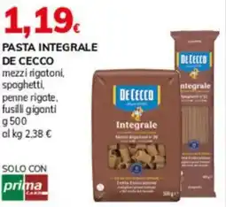 Pasta integrale DE CECCO