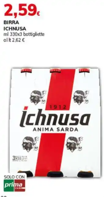 Basko Birra ICHNUSA offerta