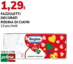 Basko Fazzoletti decorati REGINA DI CUORI offerta
