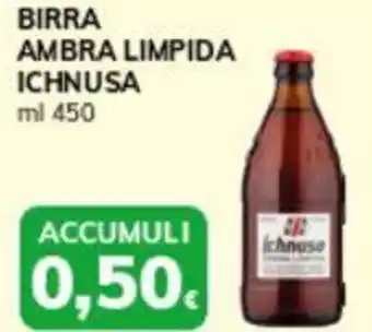 Basko Birra ambra limpida ICHNUSA offerta