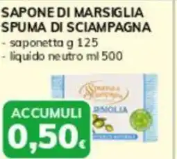 Basko Sapone di marsiglia SPUMA DI SCIAMPAGNA offerta
