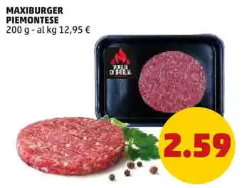 PENNY Maxiburger piemontese offerta