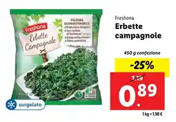 Lidl Freshona Erbette Campagnole offerta