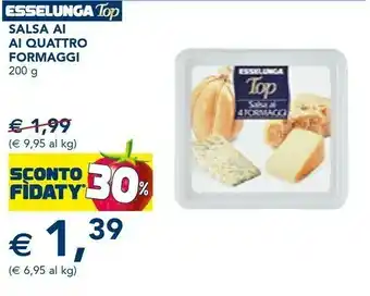Esselunga Esselunga - salsa ai 4 formaggi top 200 g(ml) offerta