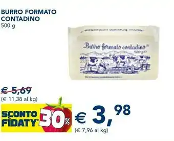 Esselunga Contadino burro formato offerta
