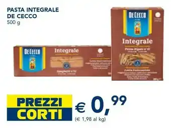 Esselunga Integrale pasta mista n. 120 500 g(ml) offerta