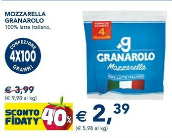Esselunga Mozzarella offerta