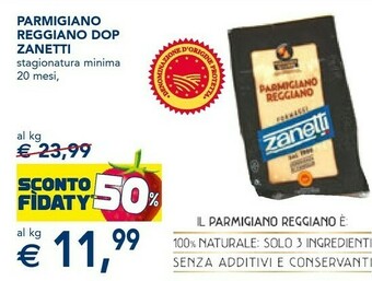 Esselunga Parmigiano reggiano dop offerta