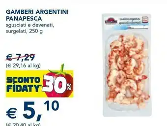 Esselunga Panapesca gamberi argentini offerta