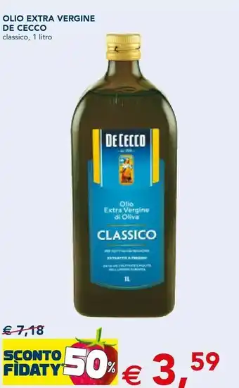 Esselunga Olio extra vergine di oliva classico 1000 g(ml) offerta