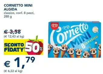 Esselunga Cornetto mini classico parfum vanille 288 g(ml) offerta