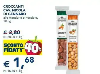 Esselunga Croccanti alla mandorle o nocciole offerta