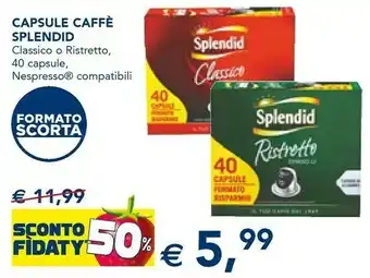 Esselunga Capsule caffè classico offerta