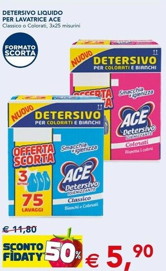 Esselunga Detersivo liquido per lavatrice offerta