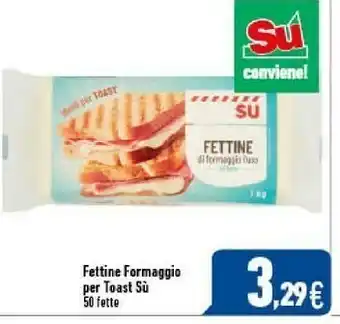 C+C Italmarket Fettine formaggio per toast su offerta