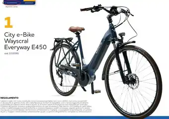 Norauto City e-bike wayscral everyway e450 offerta