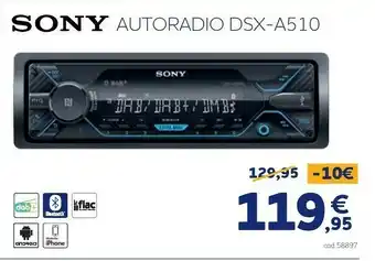 Norauto Autoradio dsx - a510 sony offerta