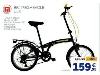 Norauto Bici pieghevole lux offerta