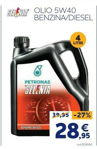 Norauto Olio 5w40 benzina diesel offerta