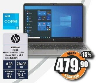 Unieuro Notebook 250 g8 offerta