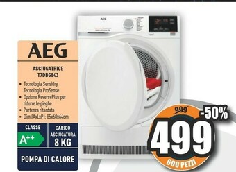 Unieuro T7dbg843 libera installazione caricamento frontale bianco 8 kg a++ offerta