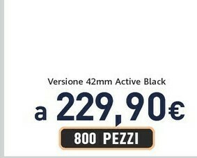 Unieuro Watch gt 3 3,35 cm (1.32") 42 mm amoled nero gps (satellitare) offerta
