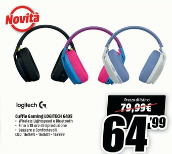 MediaWorld Cuffie offerta
