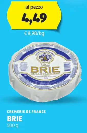 ALDI Cremerie de france brie offerta