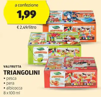 ALDI Valfrutta triangolini offerta