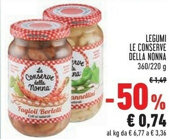Conad Legumi offerta